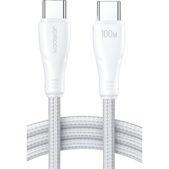 Cable Charger Mobile Joyroom Type-C To Type-C 100W S-CC100A11 2M White